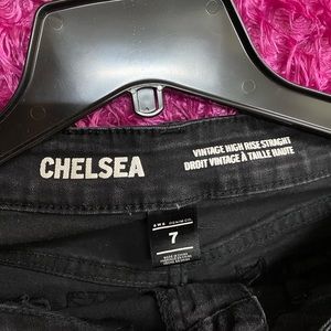 Chelsea vintage hi rise straight pants size 7 by the denim co
